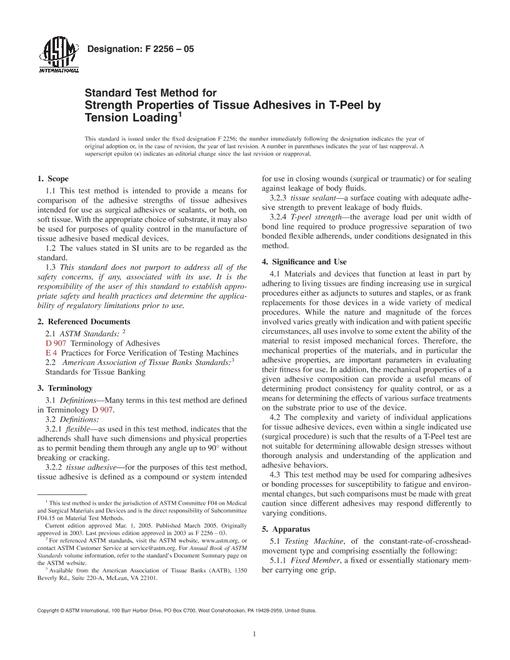 ASTM F2256-05