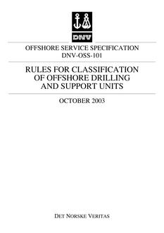 DNV DNV-OSS-101