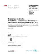 CAN/CGSB 4.2 NO. 26.2-94/ISO 4920:1981 (R2012)