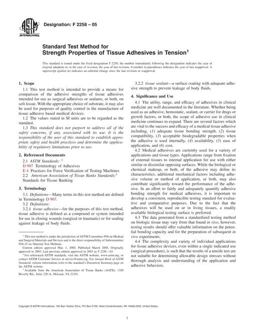 ASTM F2258-05