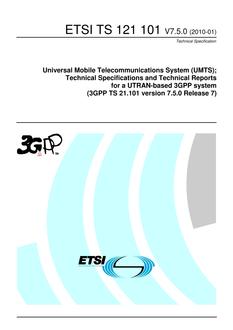 ETSI TS 121 101