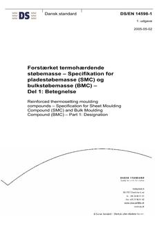 DANSK DS/EN 14598-1