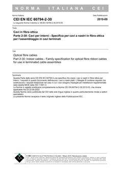 CEI EN IEC 60794-2-30