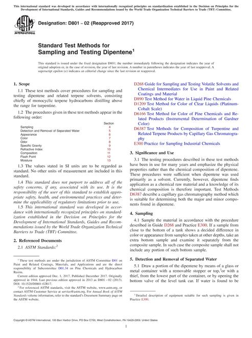 ASTM D801-02(2017)