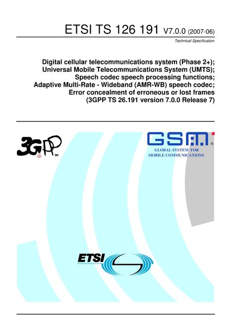 ETSI TS 126 191