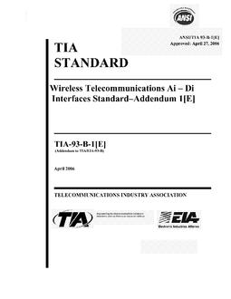 TIA ANSI/TIA-93-B-1[E]