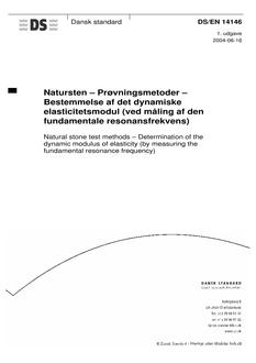 DANSK DS/EN 14146
