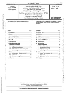 VDI VDI 3814 BLATT 4.1