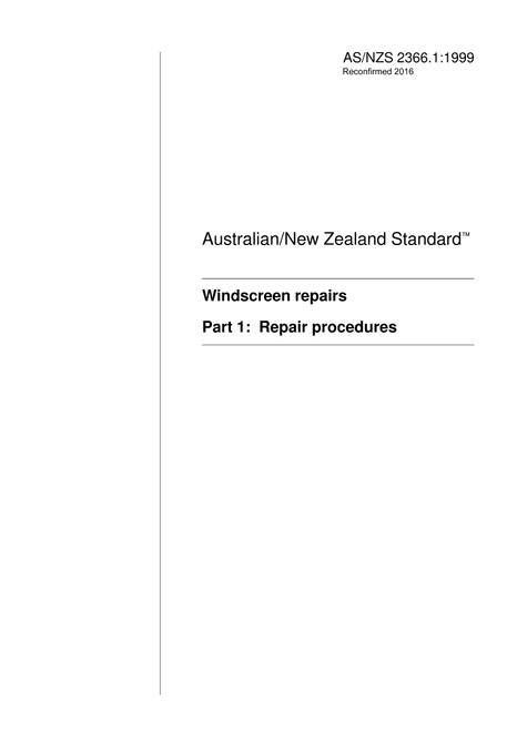 AS/NZS 2366.1:1999