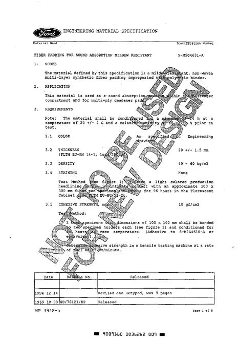 FORD S-M5G4631-A