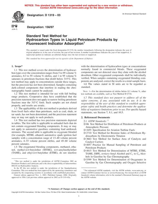 ASTM D1319-03