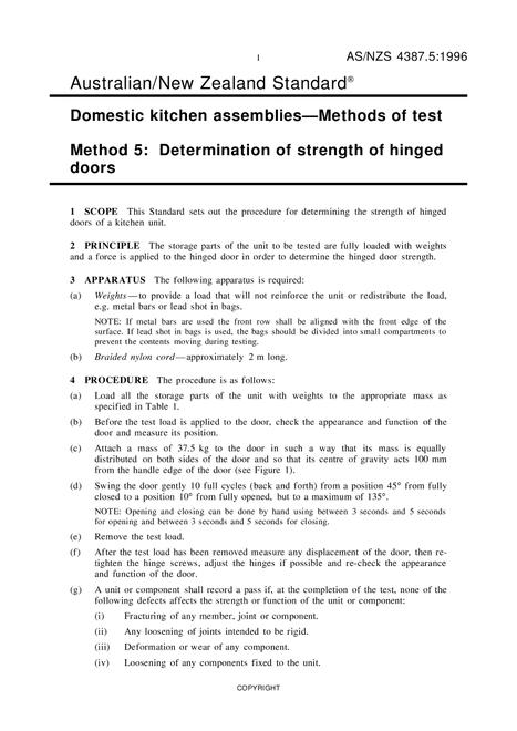 AS/NZS 4387.5:1996
