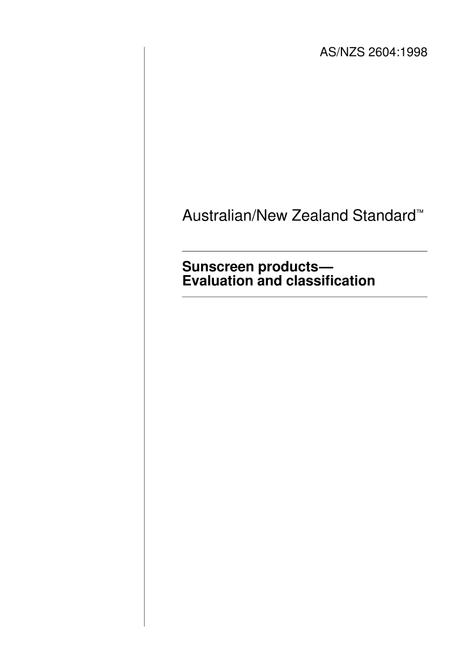 AS/NZS 2604:1998