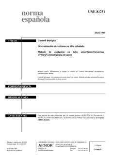 AENOR UNE 81751