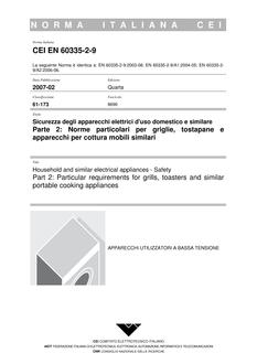 CEI EN 60335-2-9