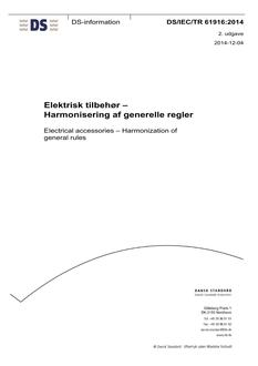 DANSK DS/IEC/TR 61916