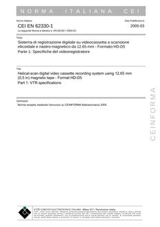 CEI EN 62330-1