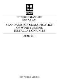 DNV DNV-OS-J301