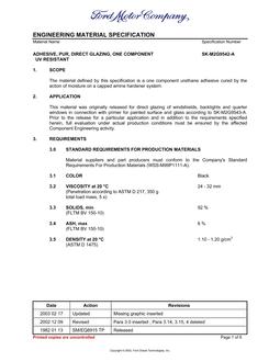 FORD SK-M2G9542-A