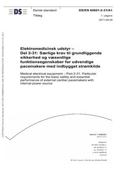 DANSK DS/EN 60601-2-31