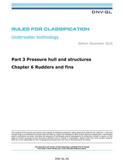 DNV DNVGL-RU-UWT PART 3 CHAPTER 6