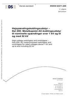 DANSK DS/EN 62271-200
