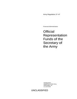ARMY AR 37-47