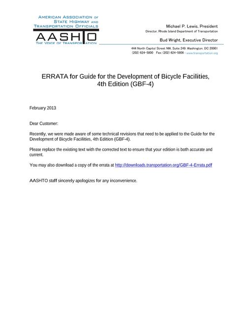 AASHTO GBF-4 Errata 1