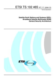 ETSI TS 102 465