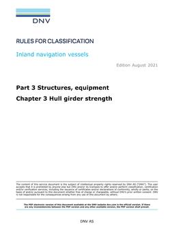 DNV DNV-RU-INV PART 3 CHAPTER 3