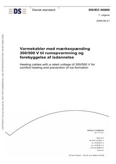 DANSK DS/IEC 60800
