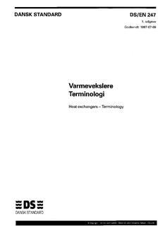 DANSK DS/EN 247