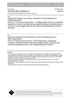 CEI EN IEC 61326-2-2