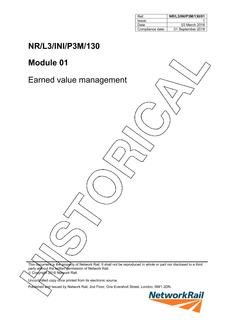 NR NR/L3/INI/P3M/130/01 ISSUE 1