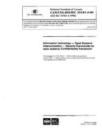 CAN/CSA-ISO/IEC 10181-5-00 (R2013)