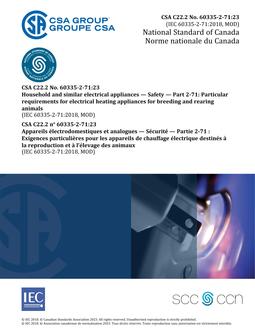 CSA C22.2 NO. 60335-2-71:23