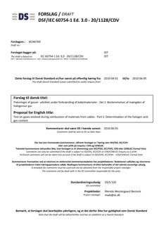 DANSK DSF/IEC 60754-1 ED. 3.0 - 20/1128/CDV
