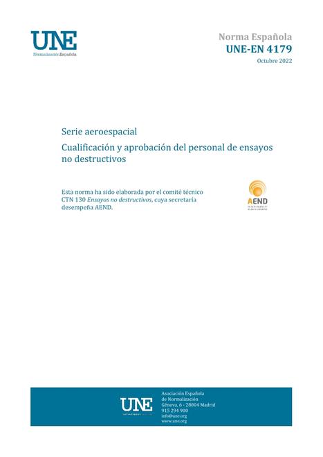 AENOR UNE-EN 4179