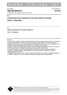 CEI EN 60143-1