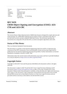 IETF RFC 9459