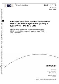 DANSK DS/EN 60774-5