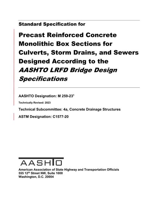 AASHTO M 259-23
