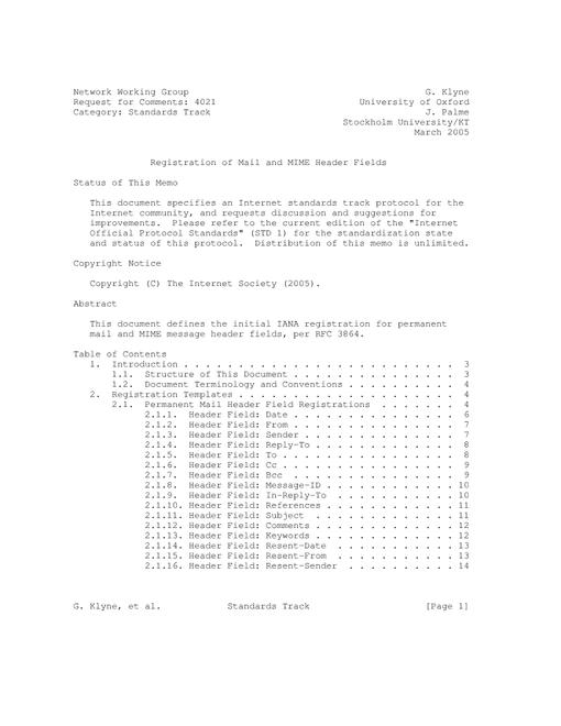 IETF RFC 4021