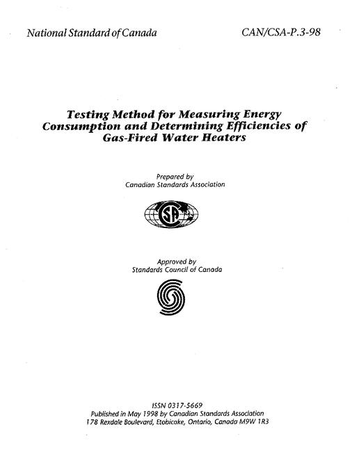 CAN/CSA P.3-98