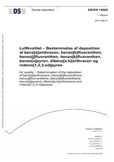 DANSK DS/EN 15980