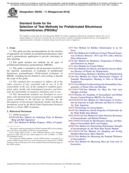 ASTM D6455-11(2018)