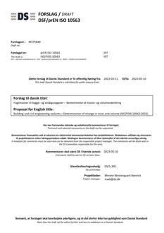 DANSK DSF/PREN ISO 10563