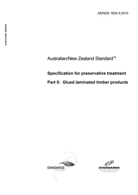 AS/NZS 1604.5:2010