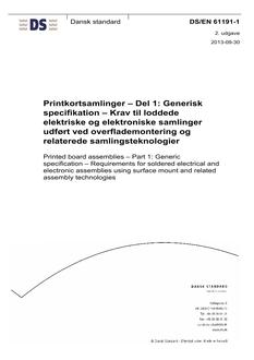 DANSK DS/EN 61191-1