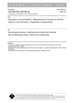 CEI EN IEC 60749-10